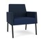 Lesro Mystic Lounge Reception Guest Chair, Black, RF Blueberry Back, MD Ink Seat, RF Blueberry Arm Panels ML1101 - alternate 1